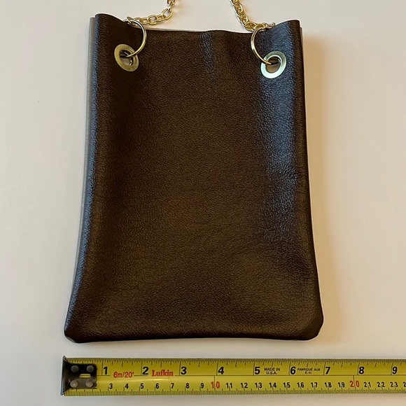 NEW Leather cell phone crossbody/pouch - Picture 9 of 11